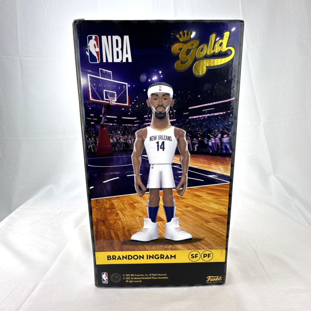 Funko Gold 12-inch Brandon Ingram New Orleans Pelicans vinyl figure in original packaging