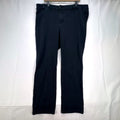 Lane Bryant women's plus size 22 black straight leg stretch cotton pants
