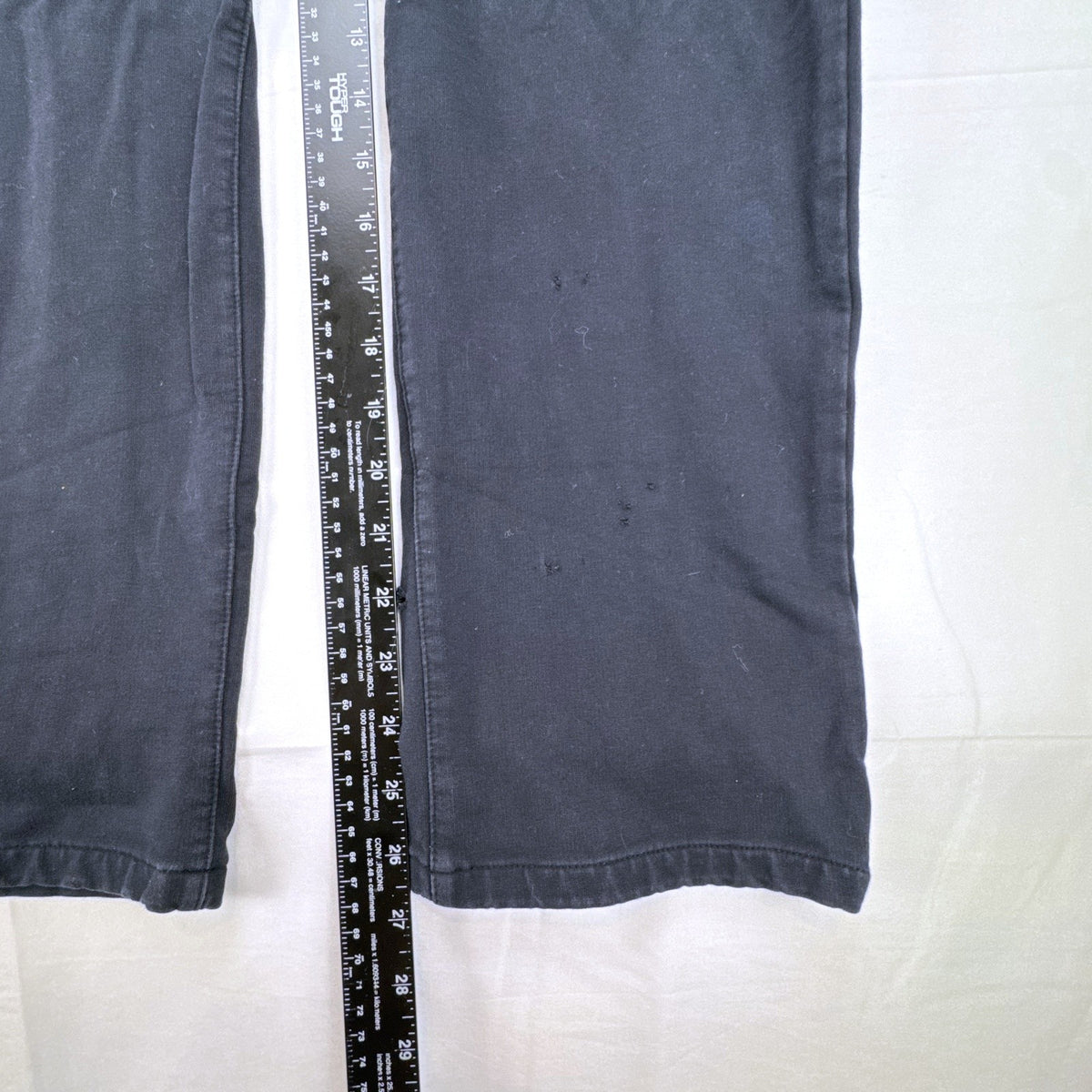 Lane Bryant women's plus size 22 black straight leg stretch cotton pants