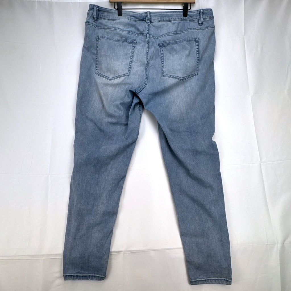 Lane Bryant Venezia women's plus size 24 light wash stretch skinny jeans