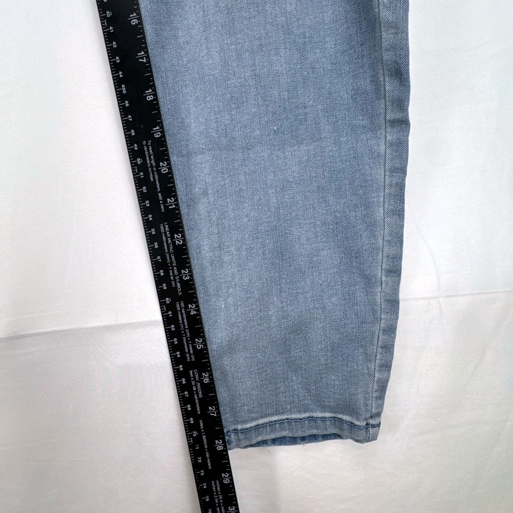 Lane Bryant Venezia women's plus size 24 light wash stretch skinny jeans