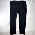 Lane Bryant women's plus size 24 straight leg black stretch denim jeans