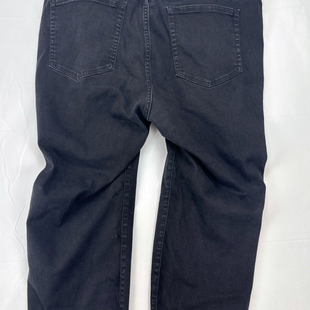 Lane Bryant women's plus size 24 straight leg black stretch denim jeans