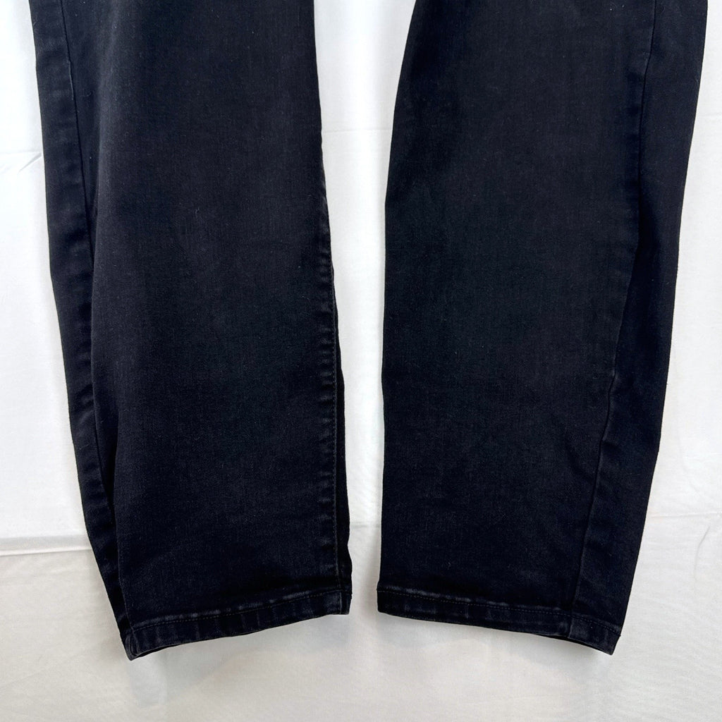 Lane Bryant women's plus size 24 straight leg black stretch denim jeans