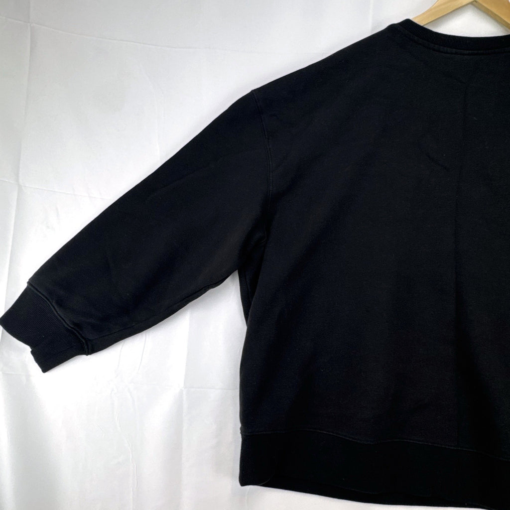 Women's plus size 3X Athletic Works black crewneck fleece sweatshirt with SEKI graphic print.
