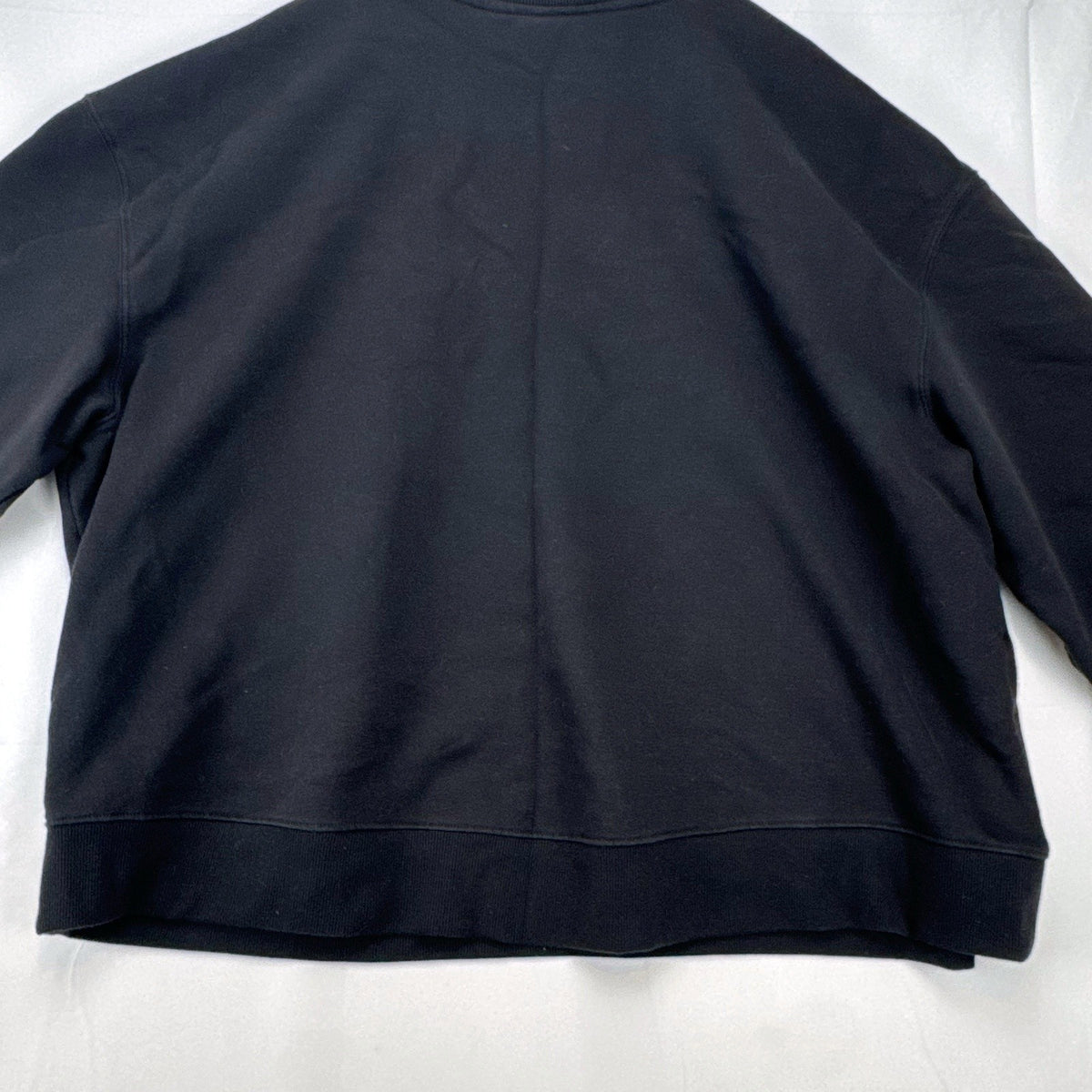 Women's plus size 3X Athletic Works black crewneck fleece sweatshirt with SEKI graphic print.