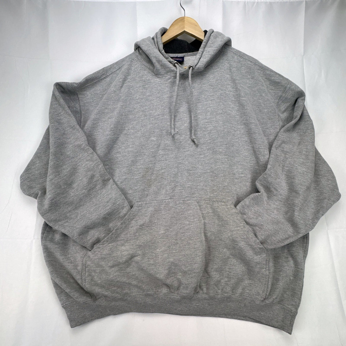 Champs Sports men's heather gray thermal-lined pullover fleece hoodie in size 3XL.