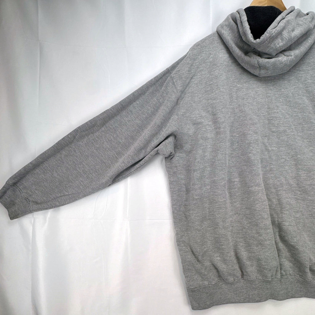 Champs Sports men's heather gray thermal-lined pullover fleece hoodie in size 3XL.