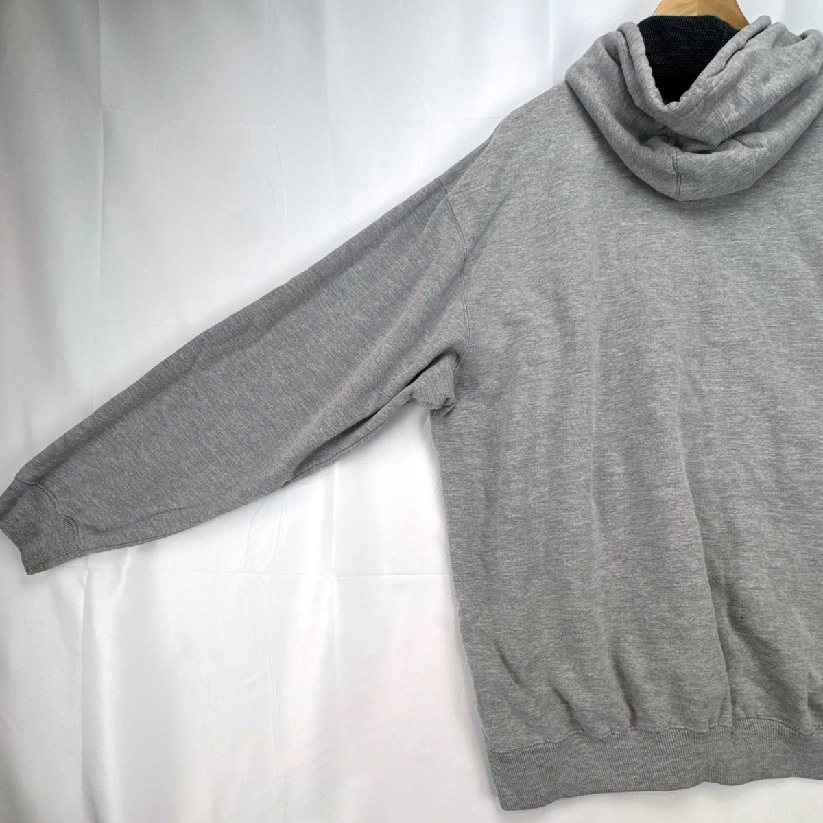 Champs Sports men's heather gray thermal-lined pullover fleece hoodie in size 3XL.