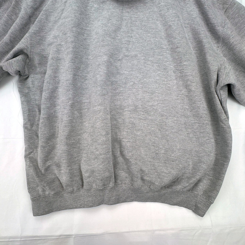 Champs Sports men's heather gray thermal-lined pullover fleece hoodie in size 3XL.