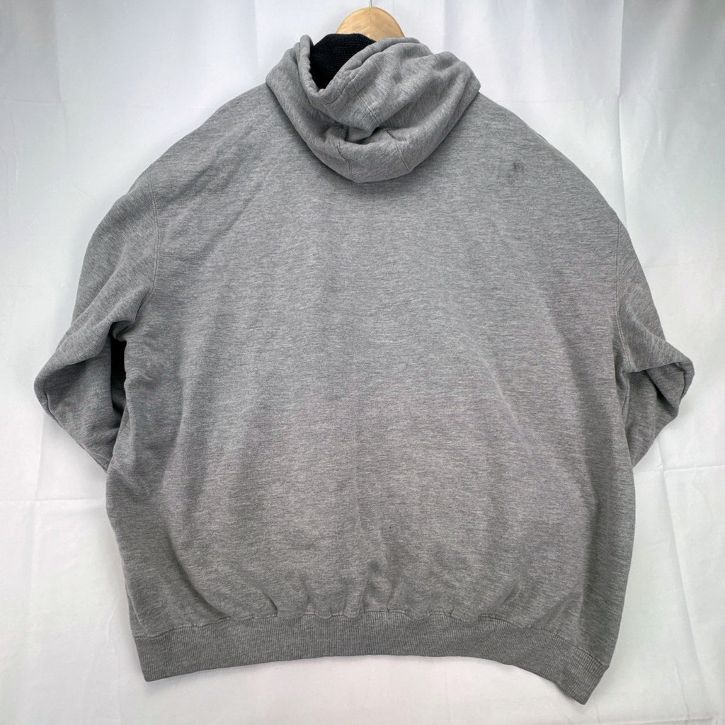 Champs Sports men's heather gray thermal-lined pullover fleece hoodie in size 3XL.