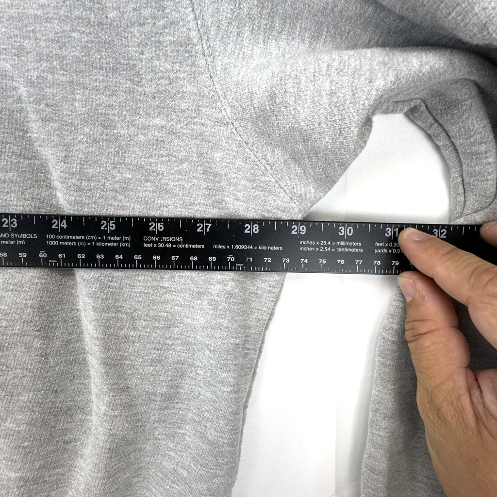 Champs Sports men's heather gray thermal-lined pullover fleece hoodie in size 3XL.