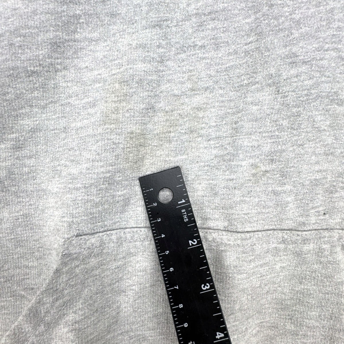 Champs Sports men's heather gray thermal-lined pullover fleece hoodie in size 3XL.