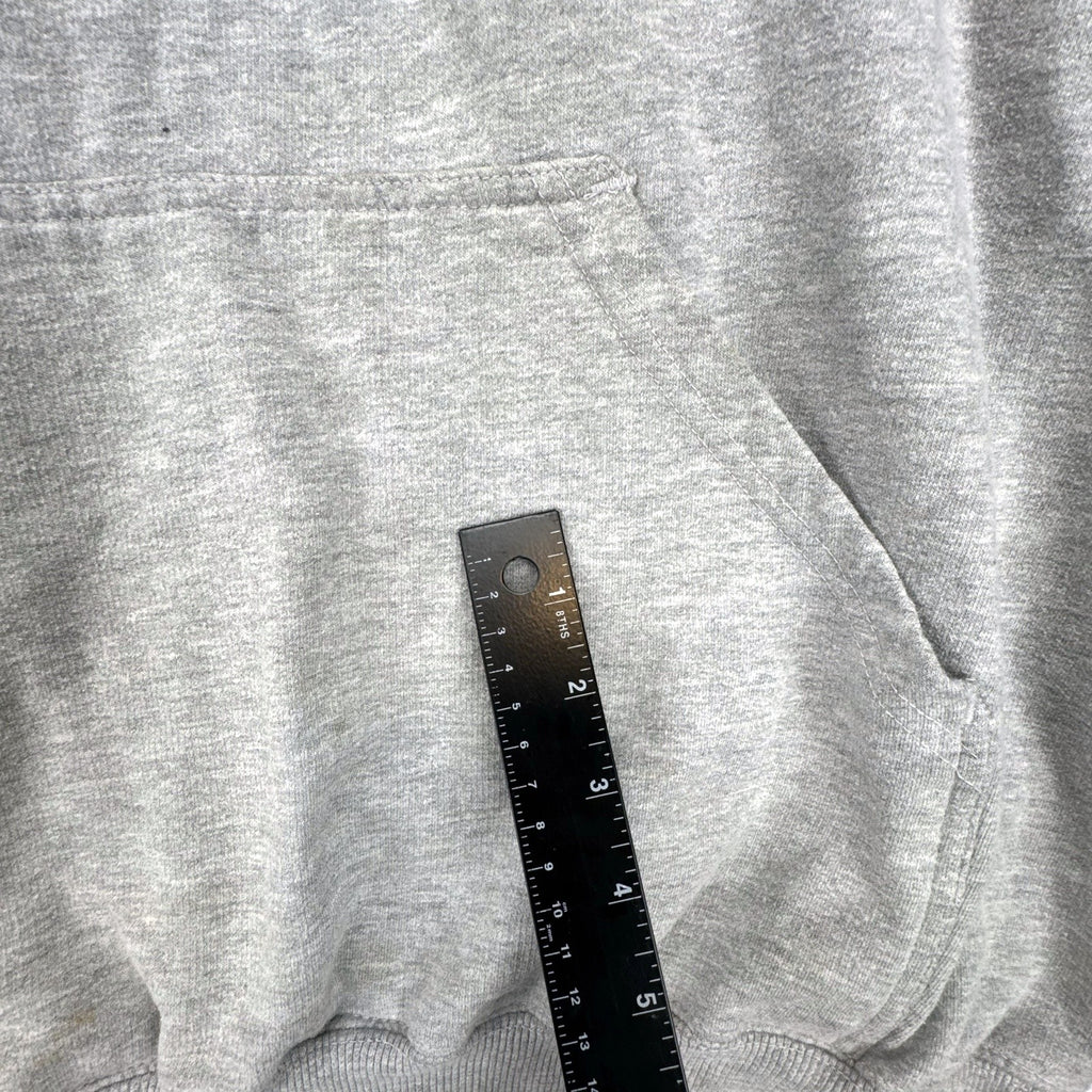 Champs Sports men's heather gray thermal-lined pullover fleece hoodie in size 3XL.