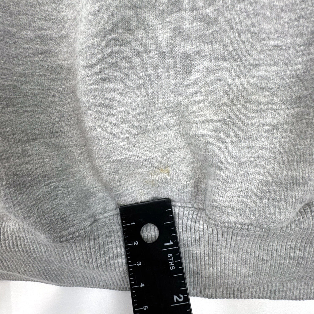 Champs Sports men's heather gray thermal-lined pullover fleece hoodie in size 3XL.