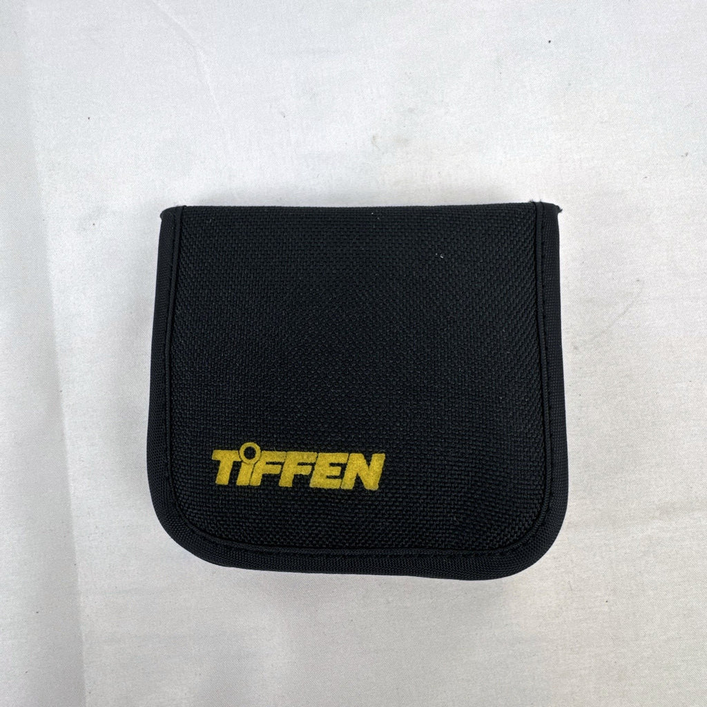 Pair of vintage USA-made Tiffen 52mm FL-D and 812 threaded camera lens filters