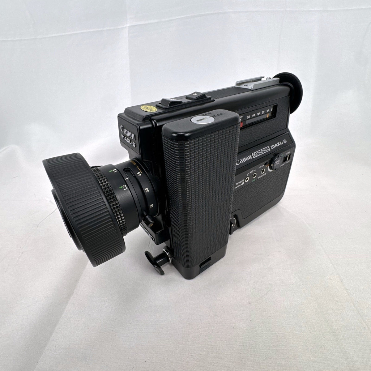 Canon Canosound 514XL-S Super 8 movie camera with zoom lens and black leatherette finish