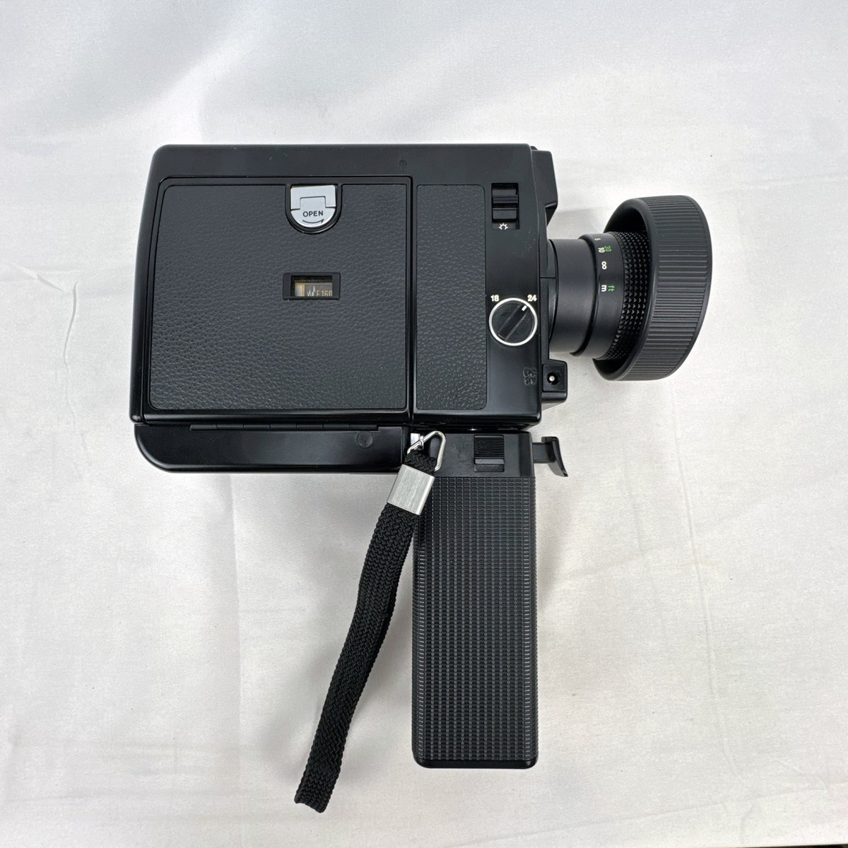 Canon Canosound 514XL-S Super 8 movie camera with zoom lens and black leatherette finish