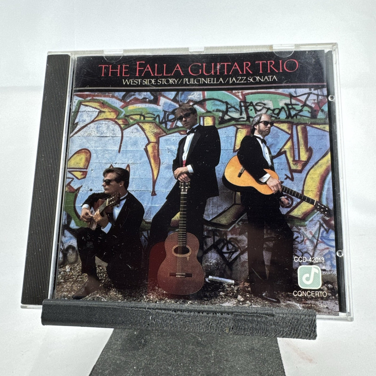 The Falla Guitar Trio West Side Story and Pulcinella 1989 Concord Concerto CD album in jewel case