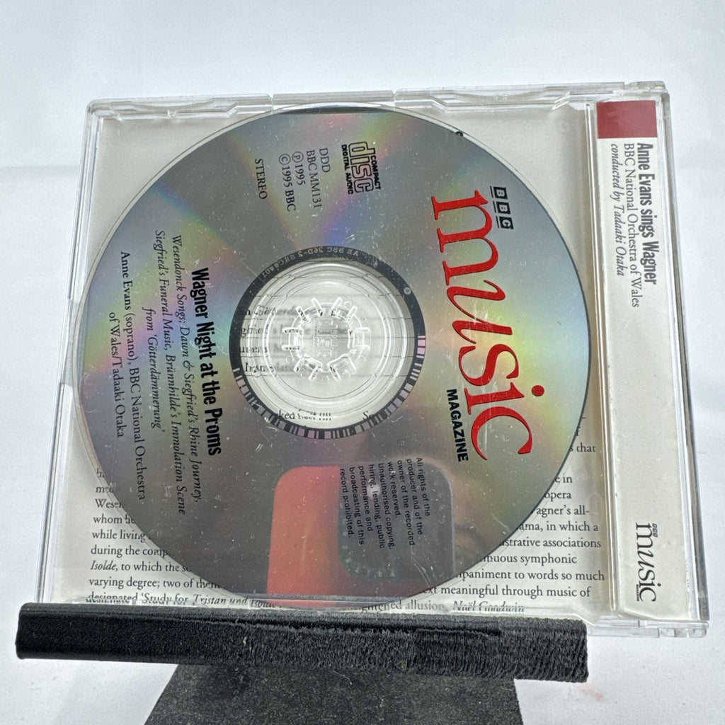 Anne Evans Sings Wagner at the 1994 Proms CD jewel case and cover booklet from BBC Music Magazine