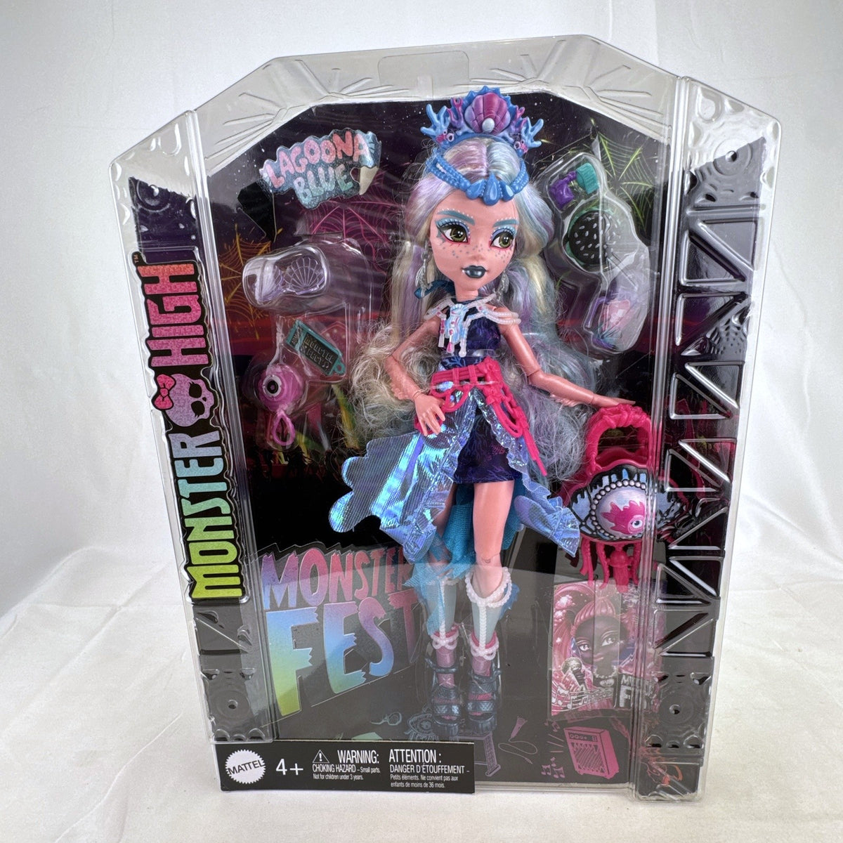 Mattel Monster High Monster Fest Lagoona Blue 11-inch doll in unopened original box packaging