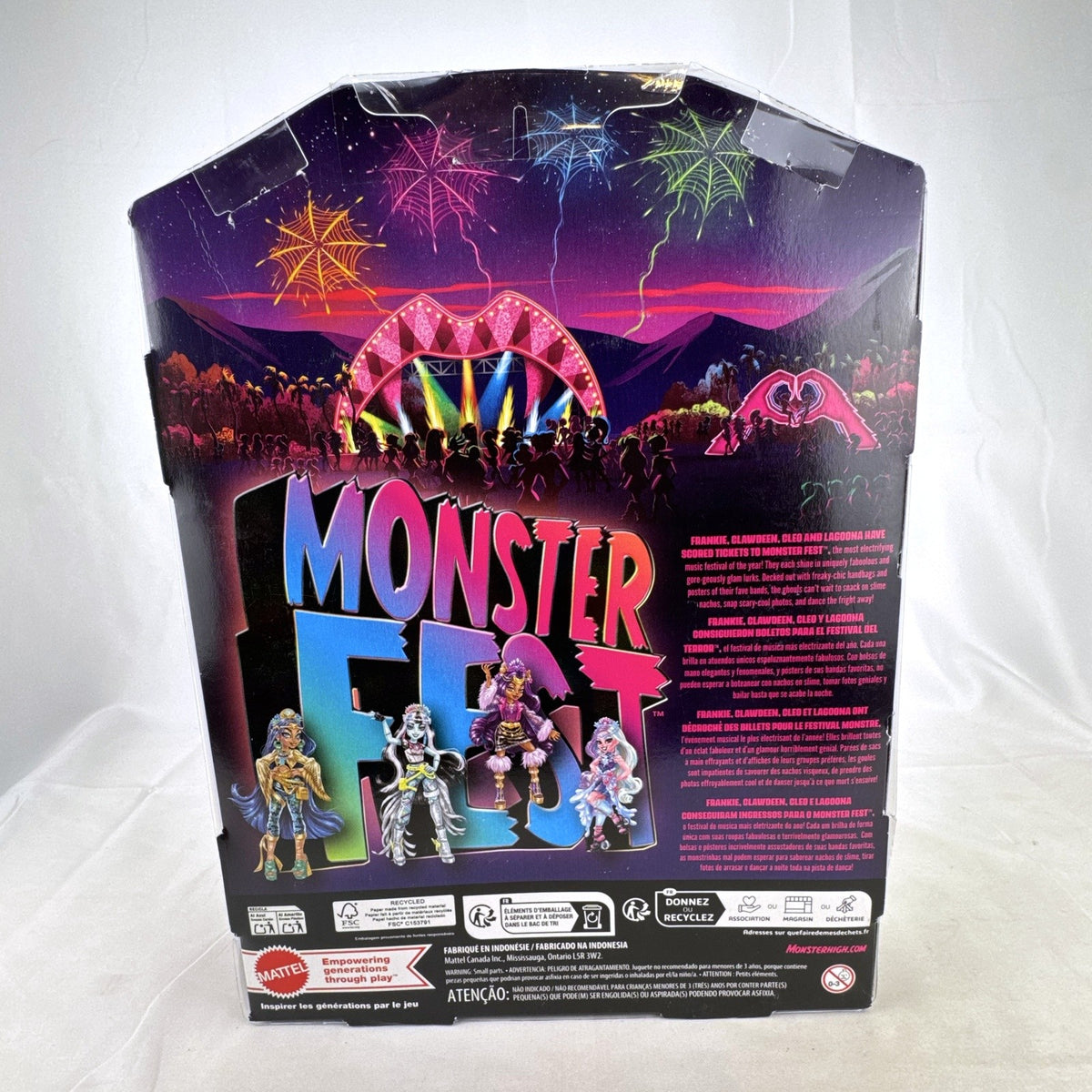Mattel Monster High Monster Fest Lagoona Blue 11-inch doll in unopened original box packaging