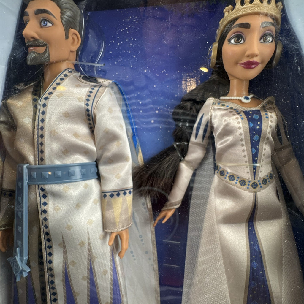 Mattel Disney Wish King Magnifico and Queen Amaya 11-inch fashion doll 2-pack in original packaging