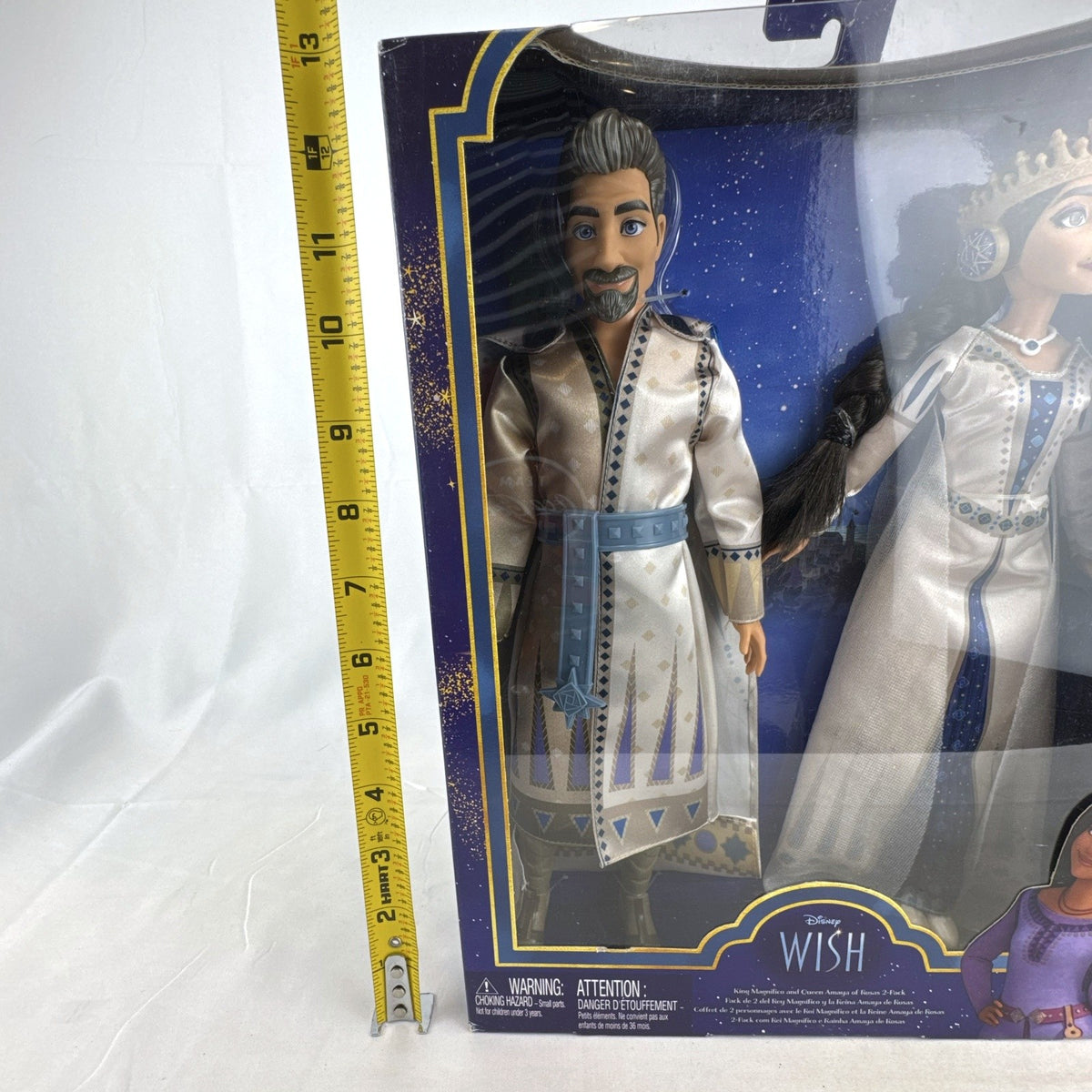 Mattel Disney Wish King Magnifico and Queen Amaya 12-inch fashion doll 2-pack in unopened box
