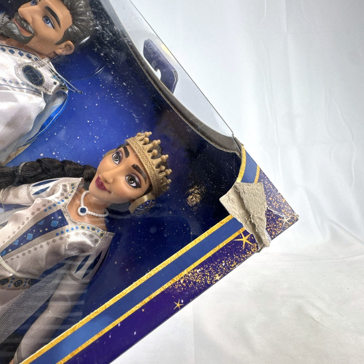 Mattel Disney Wish King Magnifico and Queen Amaya 12-inch royal fashion dolls in original packaging