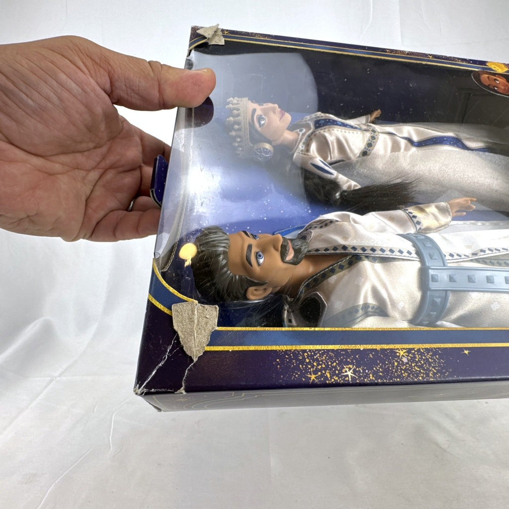 Mattel Disney Wish King Magnifico and Queen Amaya 12-inch royal fashion dolls in original packaging