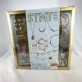STMT D.I.Y. personalized charm jewelry making kit by Horizon Group USA with 1,000 pieces in factory sealed gold box