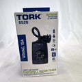Tork 652B black outdoor plug-in photocell timer switch in original retail packaging