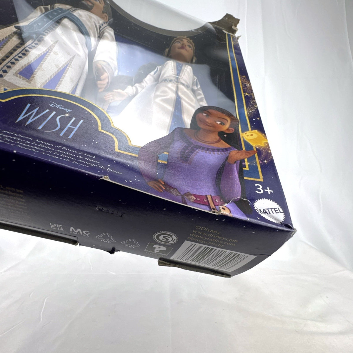 Mattel Disney Wish King Magnifico and Queen Amaya 12-inch fashion doll 2-pack in original packaging