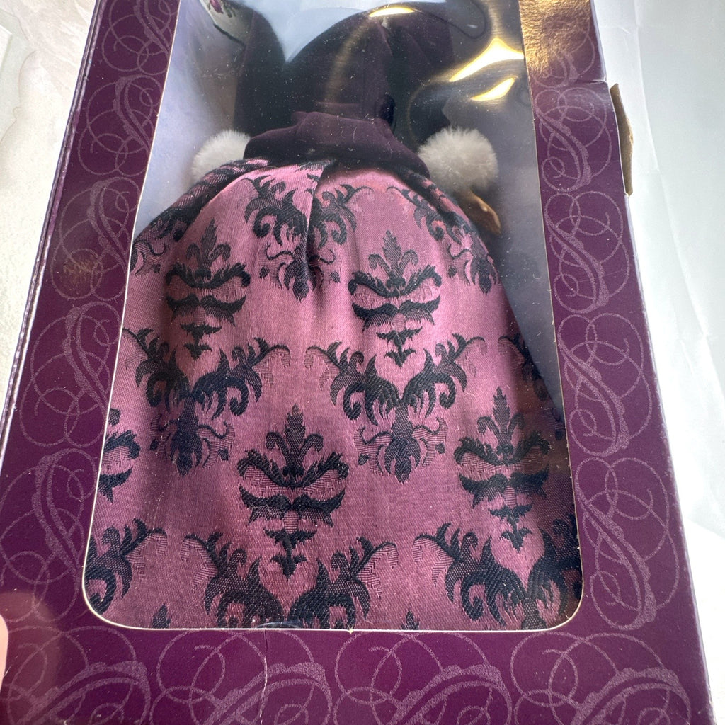Mattel Holiday Traditions Barbie doll in original Hallmark Special Edition storybook box with plum velvet winter outfit