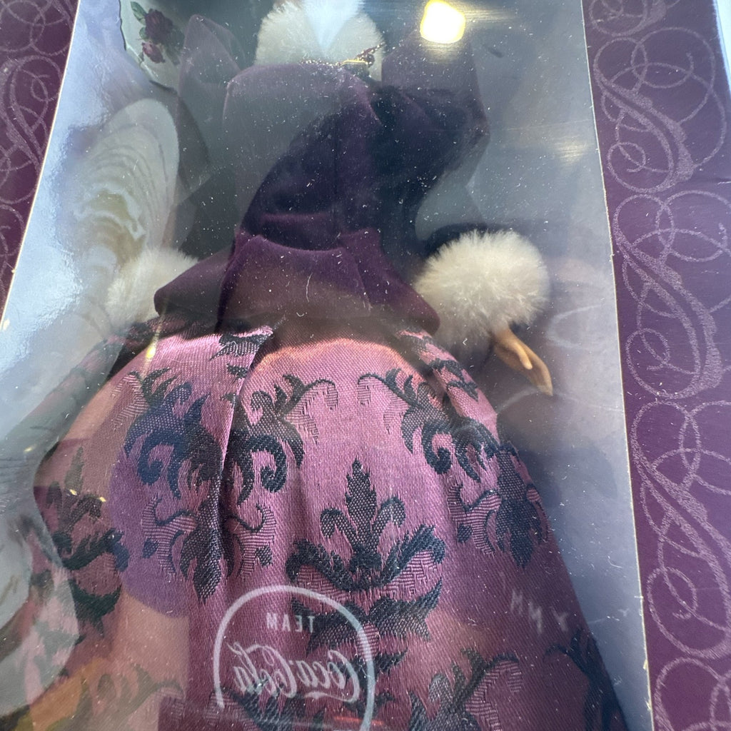 Mattel Holiday Traditions Barbie doll in original Hallmark Special Edition storybook box with plum velvet winter outfit