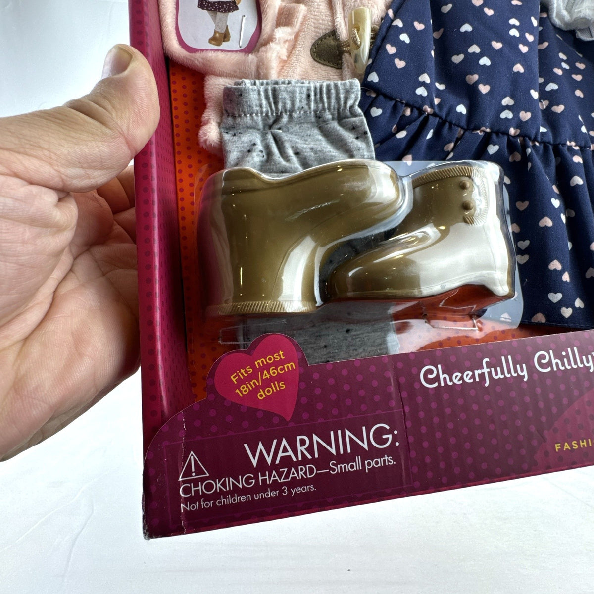 Our Generation Cheerfully Chilly 5-piece winter doll outfit in original box for 18-inch dolls