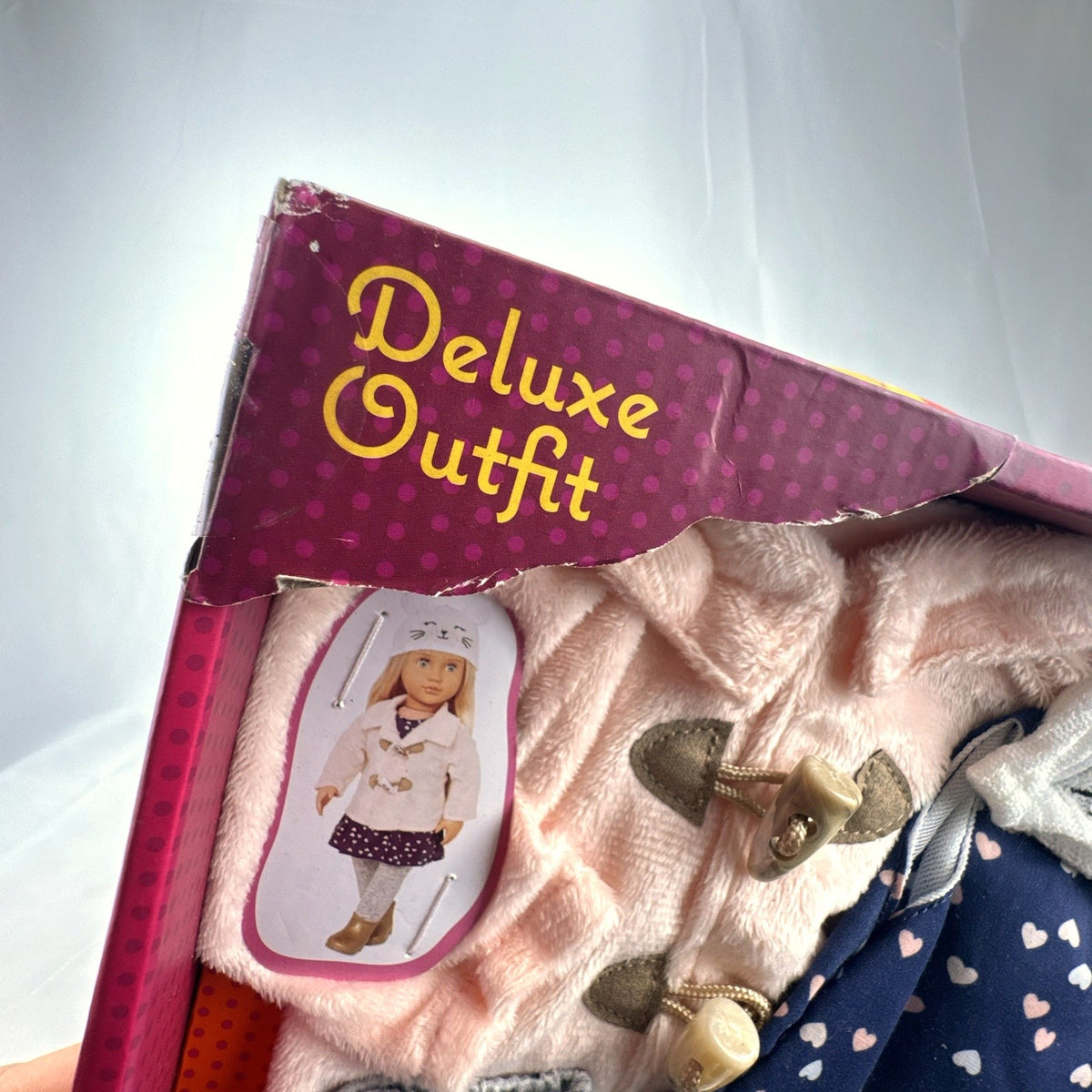 Our Generation Cheerfully Chilly 5-piece winter doll outfit in original box for 18-inch dolls