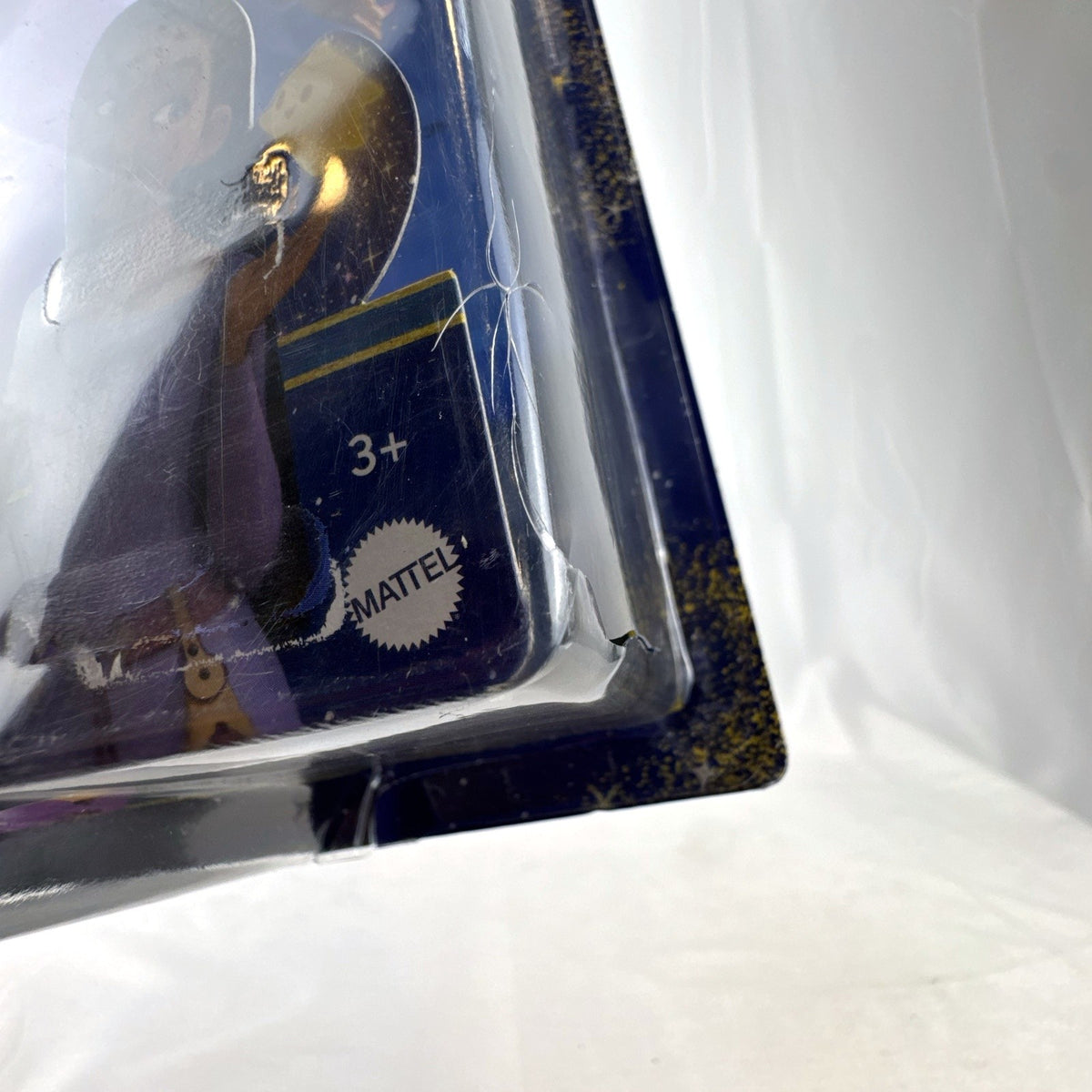 Mattel Disney Wish singing Asha doll in purple dress with companion Star figure in original packaging