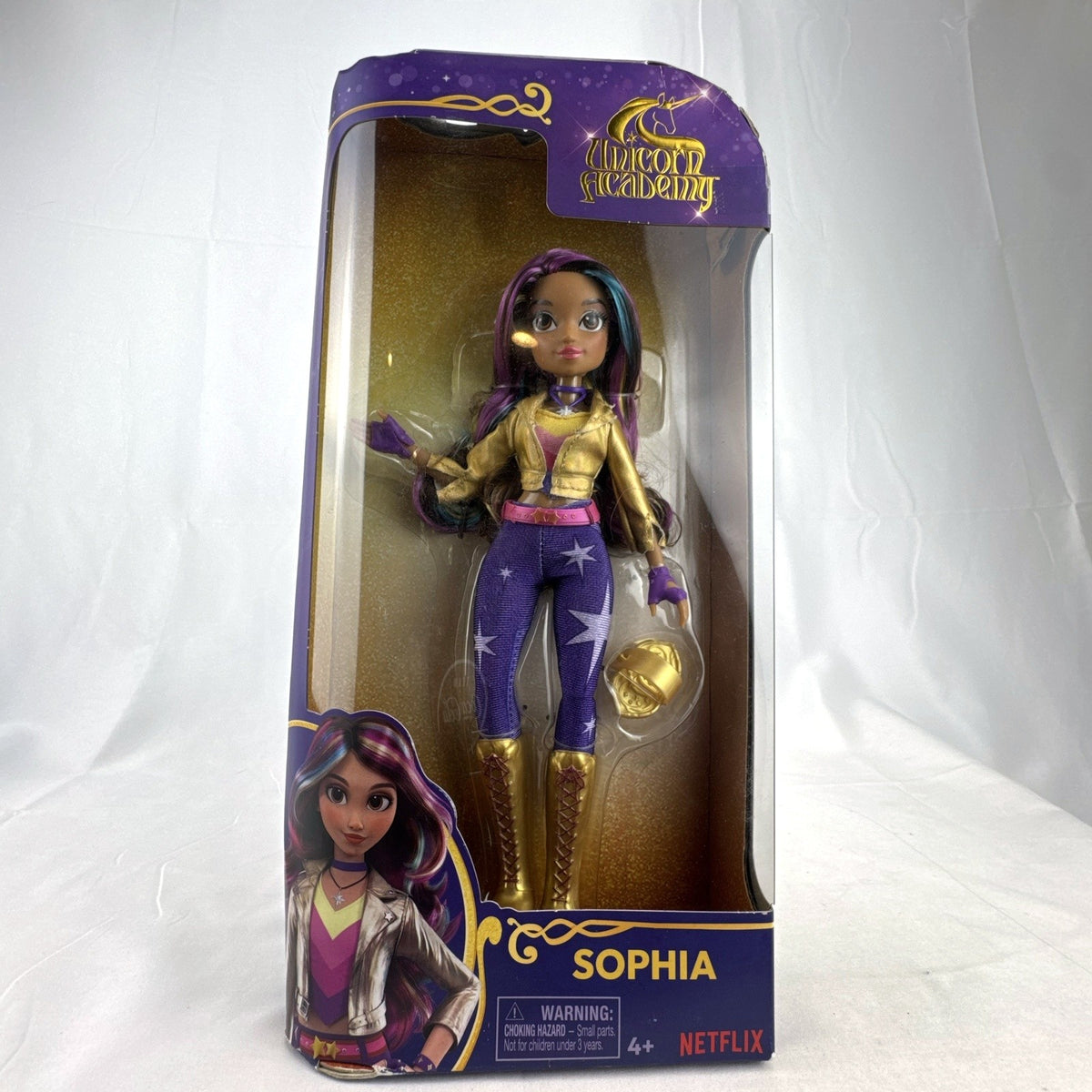 Spin Master Unicorn Academy Sophia fashion doll in original unopened window packaging