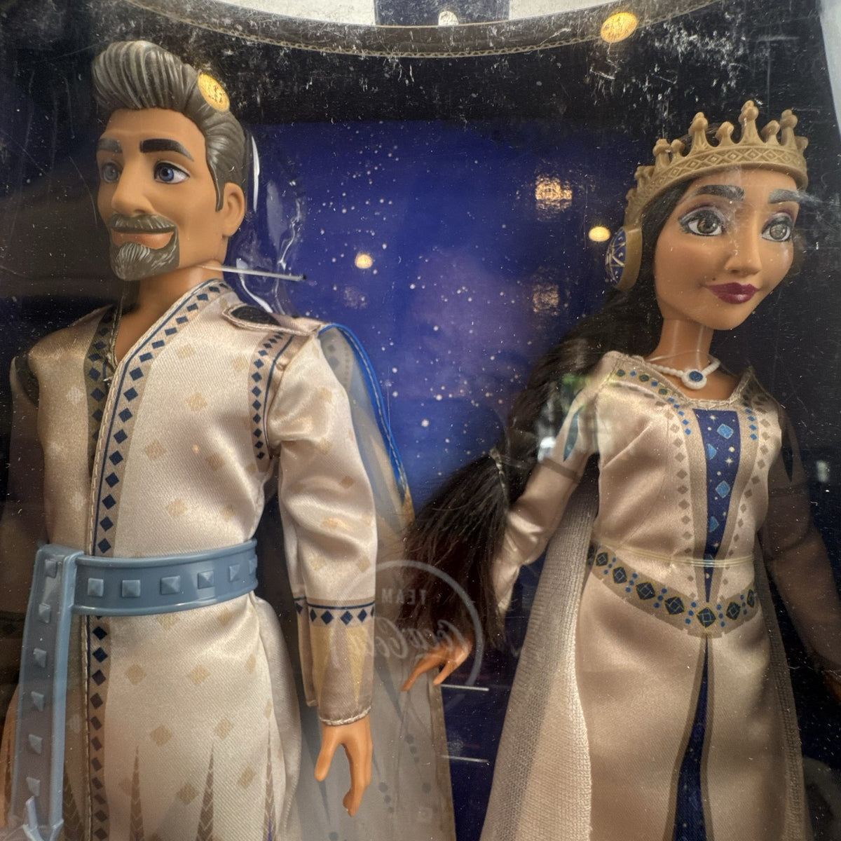 Mattel Disney Wish King Magnifico and Queen Amaya fashion doll 2-pack in original packaging