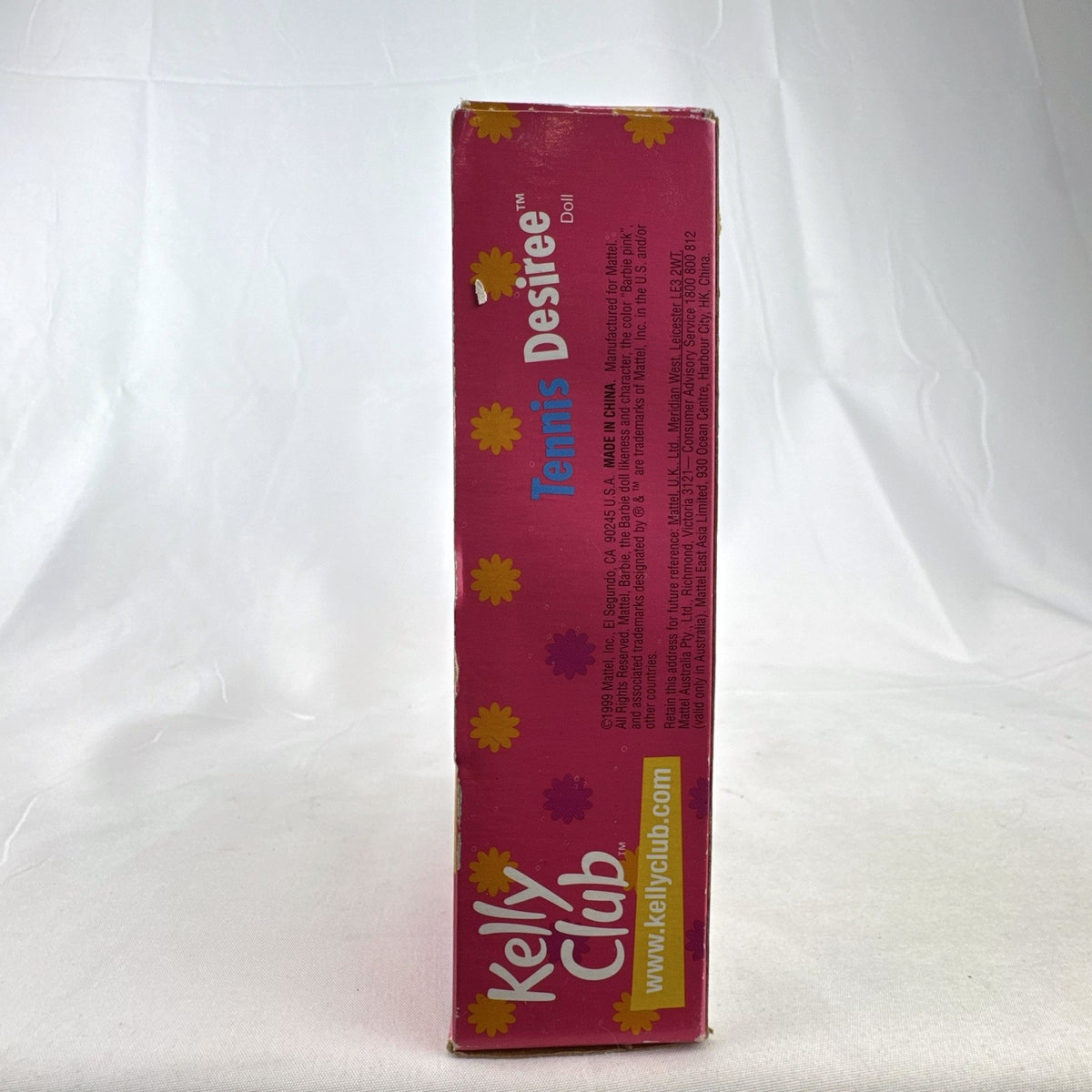 Mattel Barbie Kelly Club Tennis Desiree 4-inch doll in original 2000 factory-sealed box