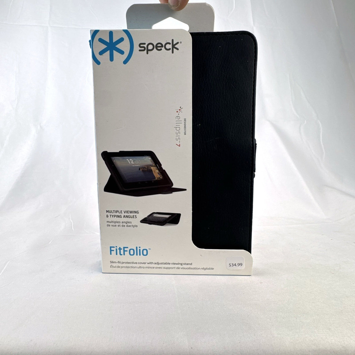 Black Speck FitFolio protective folding stand case for Verizon Ellipsis 7 tablet.