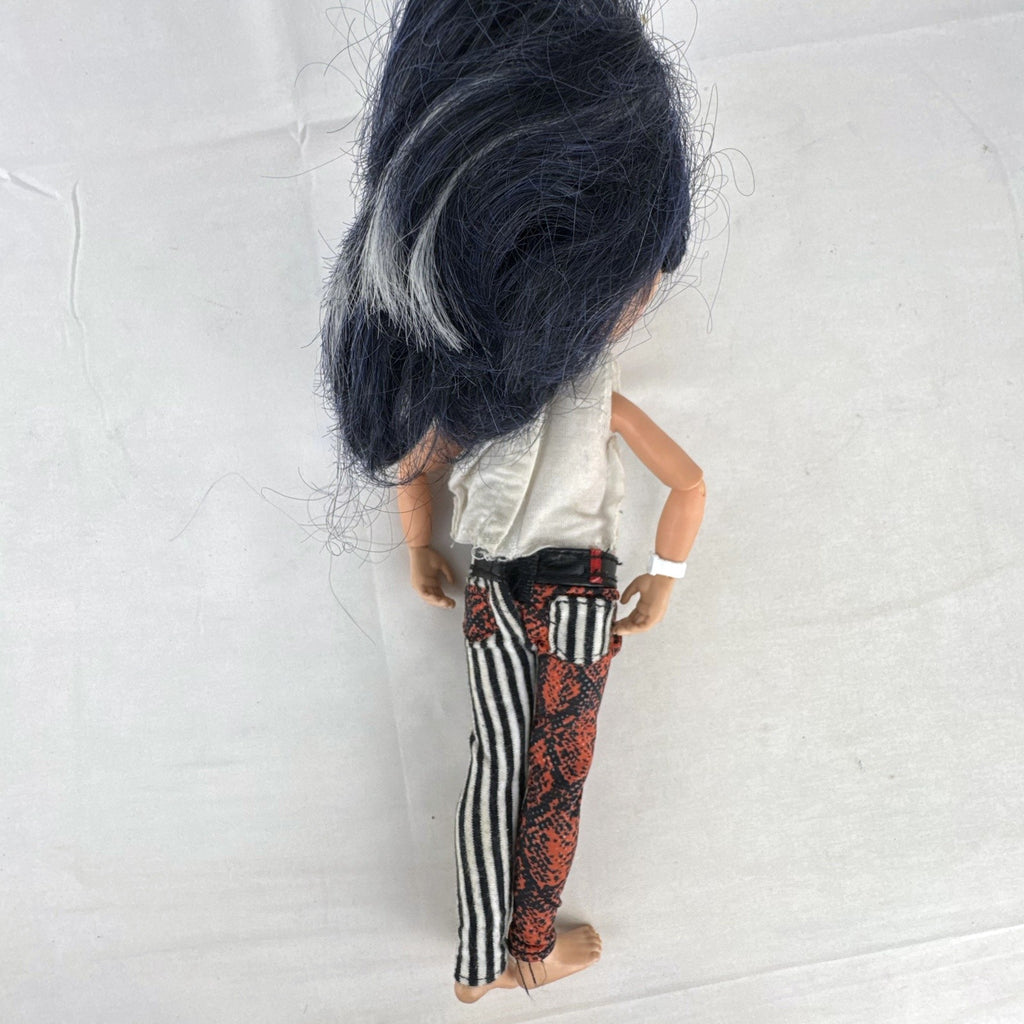 MGA L.O.L. Surprise! O.M.G. Remix Rocker Boi 10-inch articulated male fashion doll in graphic outfit