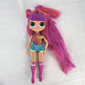 MGA LOL Surprise OMG Roller Chick 10-inch articulated fashion doll with pink hair in retro outfit