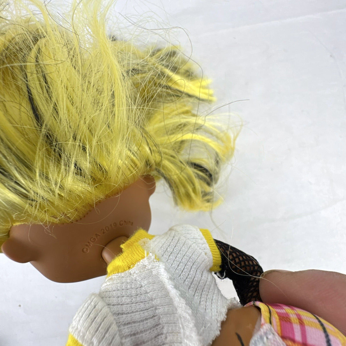 MGA L.O.L. Surprise! O.M.G. Series 2 Alt Grrrl fashion doll wearing crop top, biker shorts, and platform boots