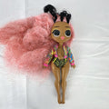 MGA L.O.L. Surprise! O.M.G. Neonlicious fashion doll with crimped pink hair and cropped jacket