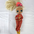 L.O.L. Surprise! O.M.G. Series 1 Swag fashion doll in red tracksuit with blonde micro braids