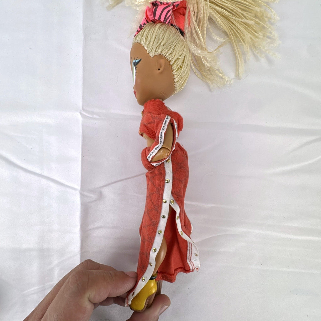 L.O.L. Surprise! O.M.G. Series 1 Swag fashion doll in red tracksuit with blonde micro braids