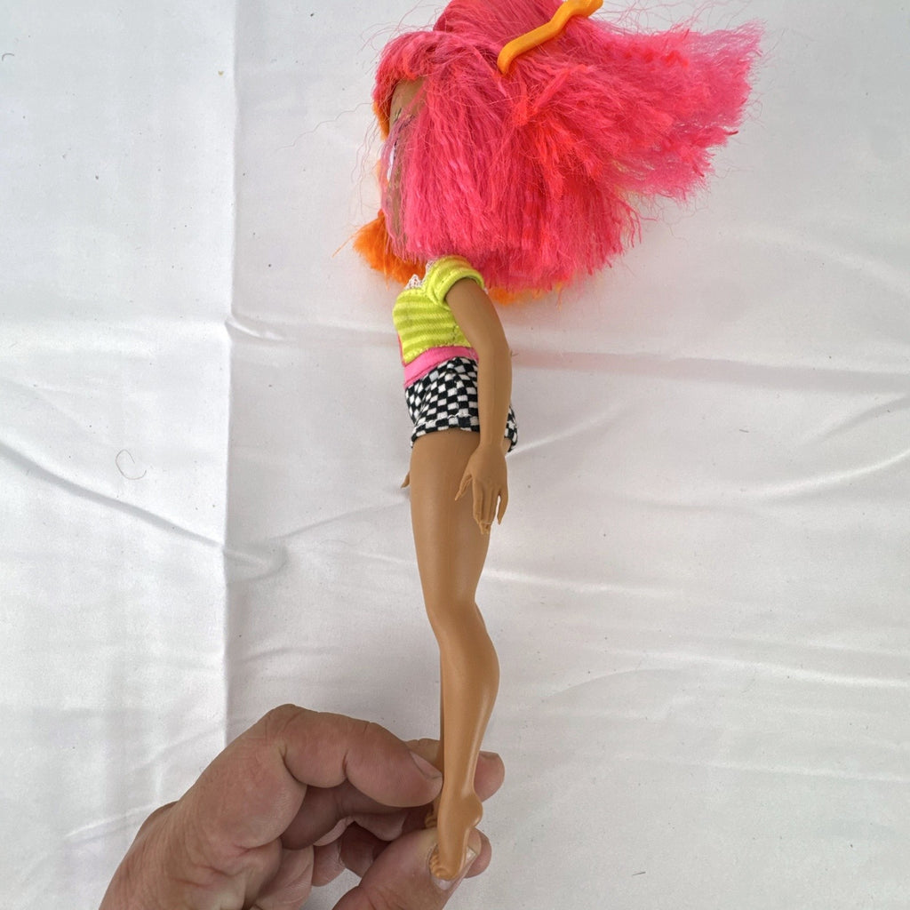 MGA L.O.L. Surprise! O.M.G. Neonlicious 10-inch swim fashion doll with two-tone neon crimped hair