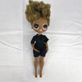MGA Entertainment L.O.L. Surprise! O.M.G. Series 1 Royal Bee fashion doll with curly afro in black bodysuit